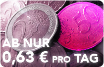 Ab nur 0,50 &euro; pro Tag